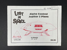 Lost in Space Alpha Control Jupiter 2 Plans Set of 12 Spaceship Blueprints c1990 picture