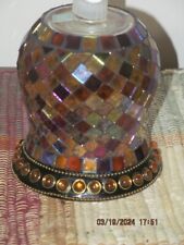 PARTY LITE GLobal Stained Glass Fusion Peg  Light-LN picture