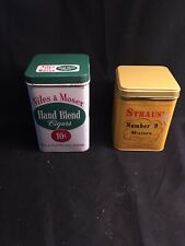 Niles & Moser and Straus Tobacco Tins Lot  picture
