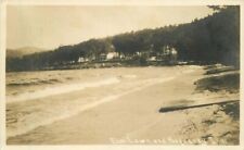 Beach Scene Elm Lawn Pasquaney Inn 1916 Postcard New Hampshire 1456 picture