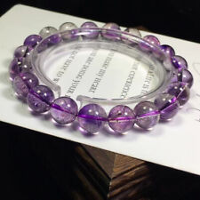 9.8mm Natural Brazil Super Seven 7 Melody Amethyst Crystal Round Beads Bracelet picture