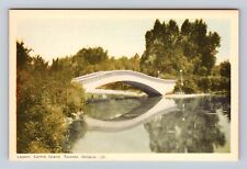 Toronto Ontario-Canada, Lagoon, Centre Island, Antique, Vintage Postcard picture