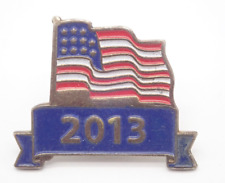 American Flag 2013 Vintage Lapel Pin picture