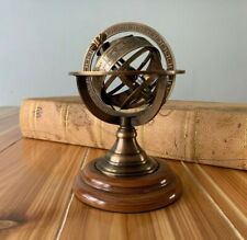 Vintage Zodiac Armillary Brass Sphere Globe picture