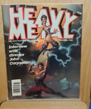 Heavy Metal ~ November 1985 ~ Boris Vallejo Cover ~ John Carpenter Interview picture