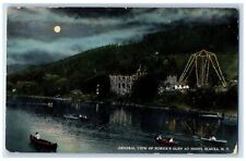 c1910 General View Roricks Glen Moonlight Moon Night Elmira New York NY Postcard picture