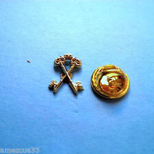  Treasurer  Blue Lodge  Small Pin Golden Finish NMS picture