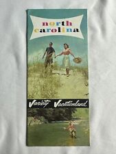 1950’s North Carolina Travel Brochure “ Variety Vacationland” Great Pics Mint picture
