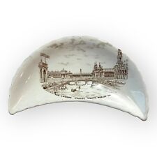 1893 Chicago Worlds Fair The Lagoon Side Plate Trinket Dish Bridgwood Porcelain picture