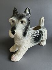 Vintage Scottie Scottish Terrier Dog Planter Figurine JAPAN Old Figure picture