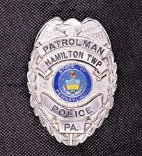 Patrolman Police Badge Hamilton Township Pennsylvania - Vintage Beautiful picture