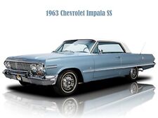 1963 Chevrolet Impala SS Metal Sign 9