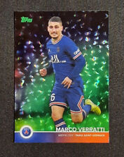 Marco Verratti - Neon Green Icy 189/199 - PSG Full Team TOPPS 2021-2022 picture