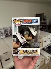 Funko Pop + Protector Naruto Shippuden Anbu Itachi #1027 Exclusive Box Damage picture