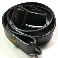 WWI FRENCH LEBEL 1890/92 1915 RIFLE LEATHER CARRY SLING-BLACK LEATHER picture