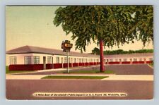 Wickliffe OH, J&L Motel, Advertising US Route 20,  Ohio Vintage Postcard picture