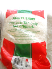 Vintage CHRISTMAS Decor - ARTIFICIAL FROSTY SNOW 4.4 QUARTS - FULL BAG picture