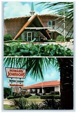 c1960 Howard Johnson Restaurant Multi-View Tallahassee Florida Unposted Postcard picture