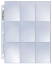 (10) Ultra Pro 9-Pocket Platinum Heavy Duty Trading Card Album Binder Pages picture