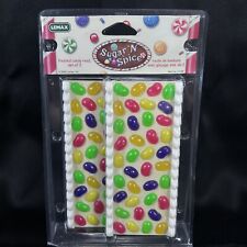 NEW 2004 Lemax Inc Sugar 'N Spice Frosted Candy Road Set of 2 Jelly Bean  #44188 picture