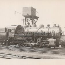 1938 RPPC Rock Island Lines Locomotive 0-8-0 No 306 Silvis Illinois Postcard picture