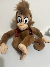 Vintage 1992 DISNEY STORE Mattel Aladdin Abu Monkey Plush Stuffed Doll Toy 16” picture