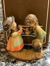 anri wood carvings italy Ferrandiz 3 Inch Courting Figurine- As Is picture