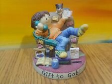Vintage ZINGLE BERRY Gift To Gab Teen Girl On Phone Funny Figurine by Pavilion picture