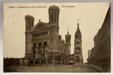 Basilica de Notre-Dame de Fourvière, Lyon, France, Vintage Postcard picture