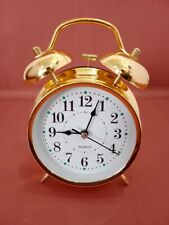 Shiny Brass Handicraft Table Alarm Clock Unique Gorgeous Look picture