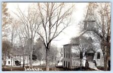 1909 ERA RPPC LEBANON NEW YORK*CHURCH*HOUSES*REAL PHOTO POSTCARD picture