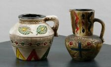 Pair of reproduction, Southwestern-look, ceramic, pitchers/vases picture