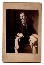 CIRCA 1880s CABINET CARD GEORGE BECK AMERICAN POLITICIAN IN THE WYOMING SENATE picture