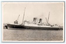 c1940's Isle Of Sark Steamer Ship SS RPPC Photo Posted Vintage Postcard picture
