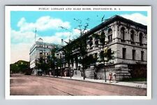 Providence, RI-Rhode Island, Public Library, Elks Home Souvenir Vintage Postcard picture
