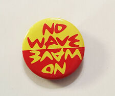 NO WAVE Pinback 1978 Lapel Vintage Button A&M Joe Jackson Dickies Stranglers picture