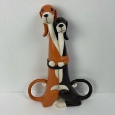 Vtg 2004 Enesco Hot Dogs Huggy Figure Toni Goffe A3403 hug friends love collect picture