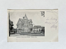 1907Antique Vintage Postcard CAPT EDWIN MORGAN RESIDENCE Alliance OH AVOID DELAY picture