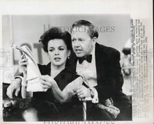 1963 Press Photo Actors Judy Garland and Mickey Rooney in Hollywood, California picture