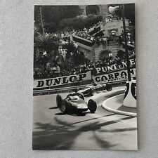 Vintage Racing Photo Photograph Monaco Grand Prix Bruce McLaren Richie Ginther picture
