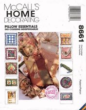 1990's McCall's Pillow Essentials Pattern 8661 UNCUT picture
