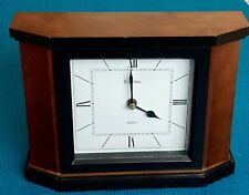 Clock - Bulova B1881, Wood/Dark Brown, AA Battery required picture