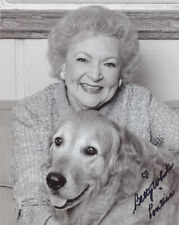 Betty White and Pontiac 8.5x11 Signed Photo Reprint picture