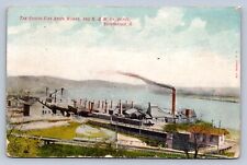 J87/ Sciotoville Ohio Postcard c1910 Fire Brick Works Factory Railroad Depot 551 picture