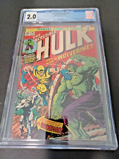 Incredible Hulk #181 - 1st full appearance Wolverine - MVS missing - CGC 2.0 picture