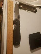 Vintage Scrade + CH7 USA Single Blade Liner Lock Tactical Knife picture