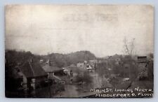 J87/ Middleport Ohio Postcard c1910 Main St North Homes Flood Disaster  697 picture