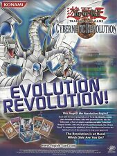 2005 YuGiOh Cybernetic Revolution TCG Card Game PRINT AD Promo Art Advertisement picture