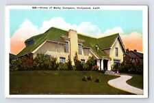 Postcard California Hollywood CA Betty Compson Residence Mansion House 1930s picture
