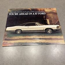 Vintage 1967 Ford Mustang Falcon Fairlane Thunderbird Dealer Sales Brochure picture